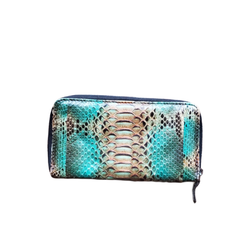 Python Wallet Multi Color Womens Zip Around Wallet - image 1